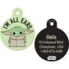 Quick-Tag Star Wars The Mandalorian's The Child Baby Yoda All Ears Circle Personalized Dog & Cat ID Tag -Blue Buffalo Shop 286320 MAIN. AC SS1800 V1619216851