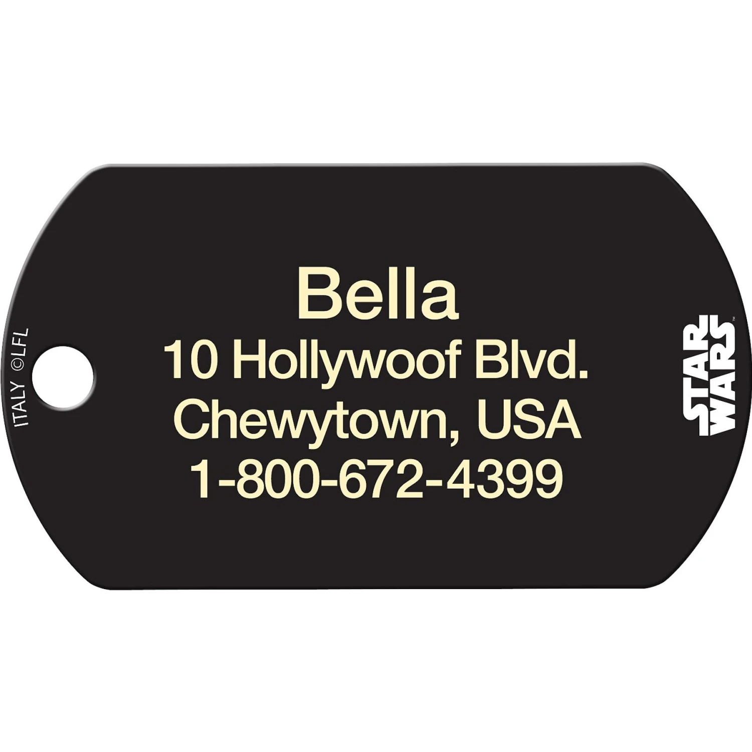 Quick-Tag Star Wars The Mandalorian's The Child Baby Yoda Military Personalized Dog & Cat ID Tag 5 Quick-Tag Star Wars The Mandalorian's The Child Baby Yoda Military Personalized Dog & Cat ID Tag - Image 3