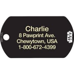Quick-Tag Star Wars Darth Vader Military Personalized Dog & Cat ID Tag 8 Quick-Tag Star Wars Darth Vader Military Personalized Dog & Cat ID Tag -Blue Buffalo Shop 286333 PT2. AC SS1800 V1619215628