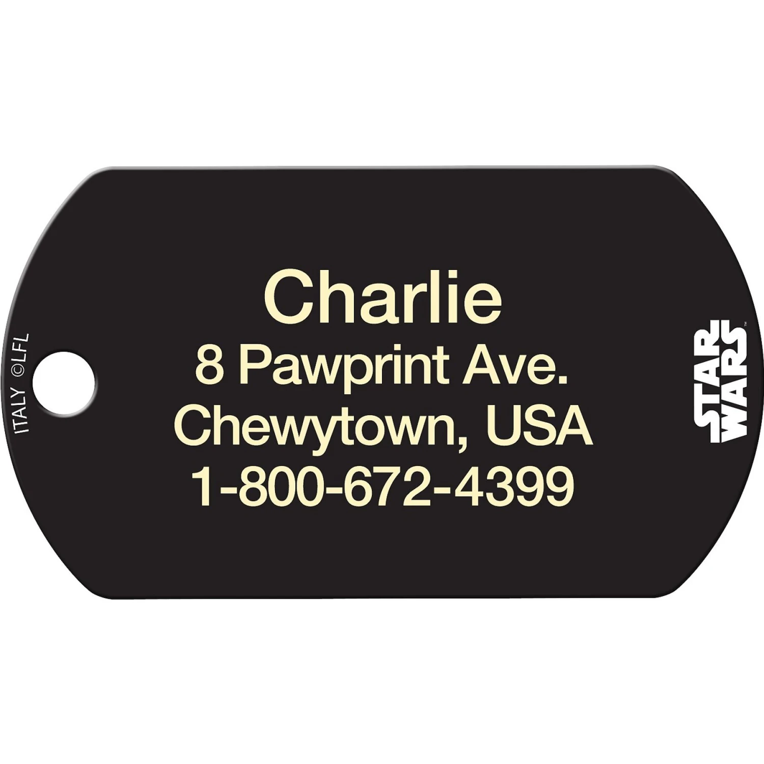 Quick-Tag Star Wars Darth Vader Military Personalized Dog & Cat ID Tag 5 Quick-Tag Star Wars Darth Vader Military Personalized Dog & Cat ID Tag - Image 3