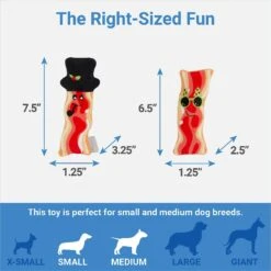 Frisco Holiday Bacon Plush Squeaky Dog Toy, 2 Count 6 Frisco Holiday Bacon Plush Squeaky Dog Toy, 2 Count -Blue Buffalo Shop 287143 PT1. AC SS1800 V1637787992