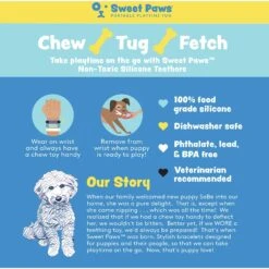 Sweet Paws Santa Paws Stack Wearable Puppy Teether Dog Toy, 4 Count 17 Sweet Paws Santa Paws Stack Wearable Puppy Teether Dog Toy, 4 Count -Blue Buffalo Shop 289061 PT6. AC SS1800 V1626818546