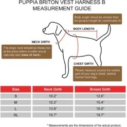 Puppia Briton B Dog Harness 11 Puppia Briton B Dog Harness -Blue Buffalo Shop 289100 PT4. AC SS1800 V1619107357