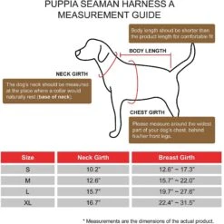 Puppia Seaman A Dog Harness -Blue Buffalo Shop 289154 PT3. AC SS1800 V1619108543