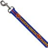 Buckle-Down DC Comics Superman Shield Stripe Personalized Dog Leash