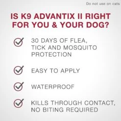 K9 Advantix II Flea & Tick Spot Treatment For Dogs, Over 55 Lbs & Elanco Dewormer For Tapeworms For Dogs 15 K9 Advantix II Flea & Tick Spot Treatment For Dogs, Over 55 Lbs & Elanco Dewormer For Tapeworms For Dogs -Blue Buffalo Shop 293292 PT4. AC SS1800 V1651632398