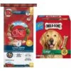 Purina ONE Natural Large Breed +Plus Formula Dry Dog Food & Milk-Bone Original Large Biscuit Dog Treats 2 Purina ONE Natural Large Breed +Plus Formula Dry Dog Food & Milk-Bone Original Large Biscuit Dog Treats -Blue Buffalo Shop 293546 MAIN. AC SS1800 V1620081460