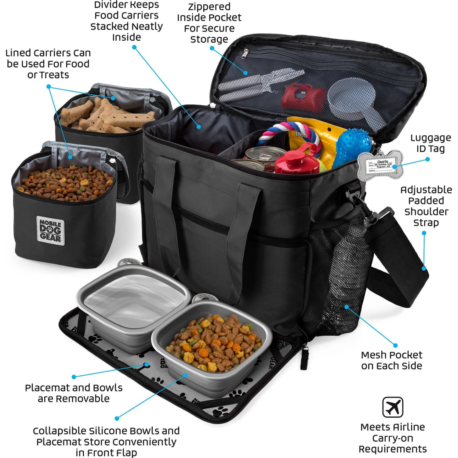 Mobile Dog Gear Week Away Personalized Dog Bag 5 Mobile Dog Gear Week Away Personalized Dog Bag - Image 3