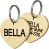 Frisco Brass Personalized Dog & Cat ID Tag, Heart -Blue Buffalo Shop 296197 MAIN. AC SS1800 V1640182889
