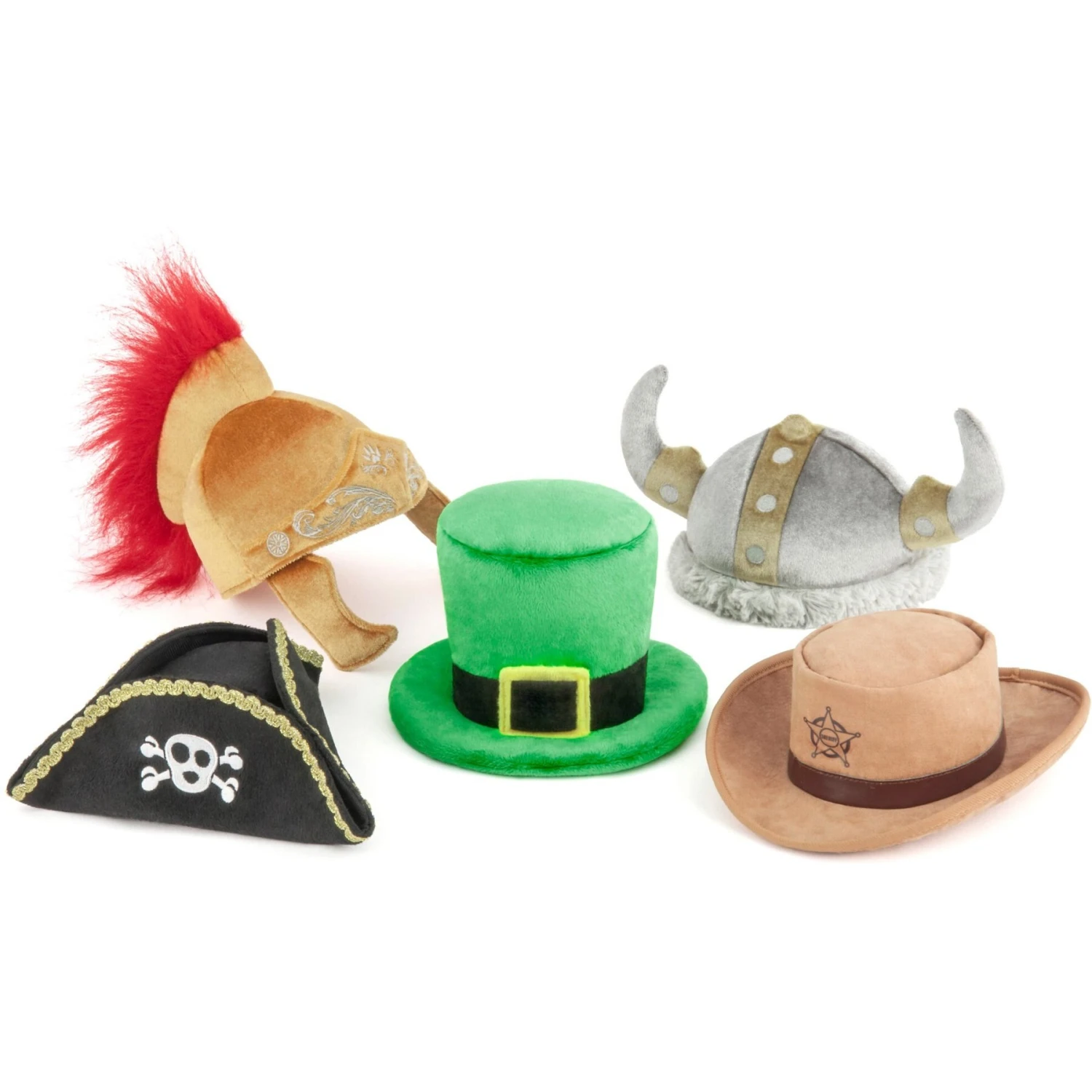 P.L.A.Y. Pet Lifestyle And You Mutt Hatter Squeaky Dog Toy, 5 Count 3 P.L.A.Y. Pet Lifestyle And You Mutt Hatter Squeaky Dog Toy, 5 Count