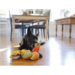 P.L.A.Y. Pet Lifestyle And You Barking Brunch Squeaky Dog Toy, 5 Count -Blue Buffalo Shop 297632 PT2. AC SS1800 V1621033953