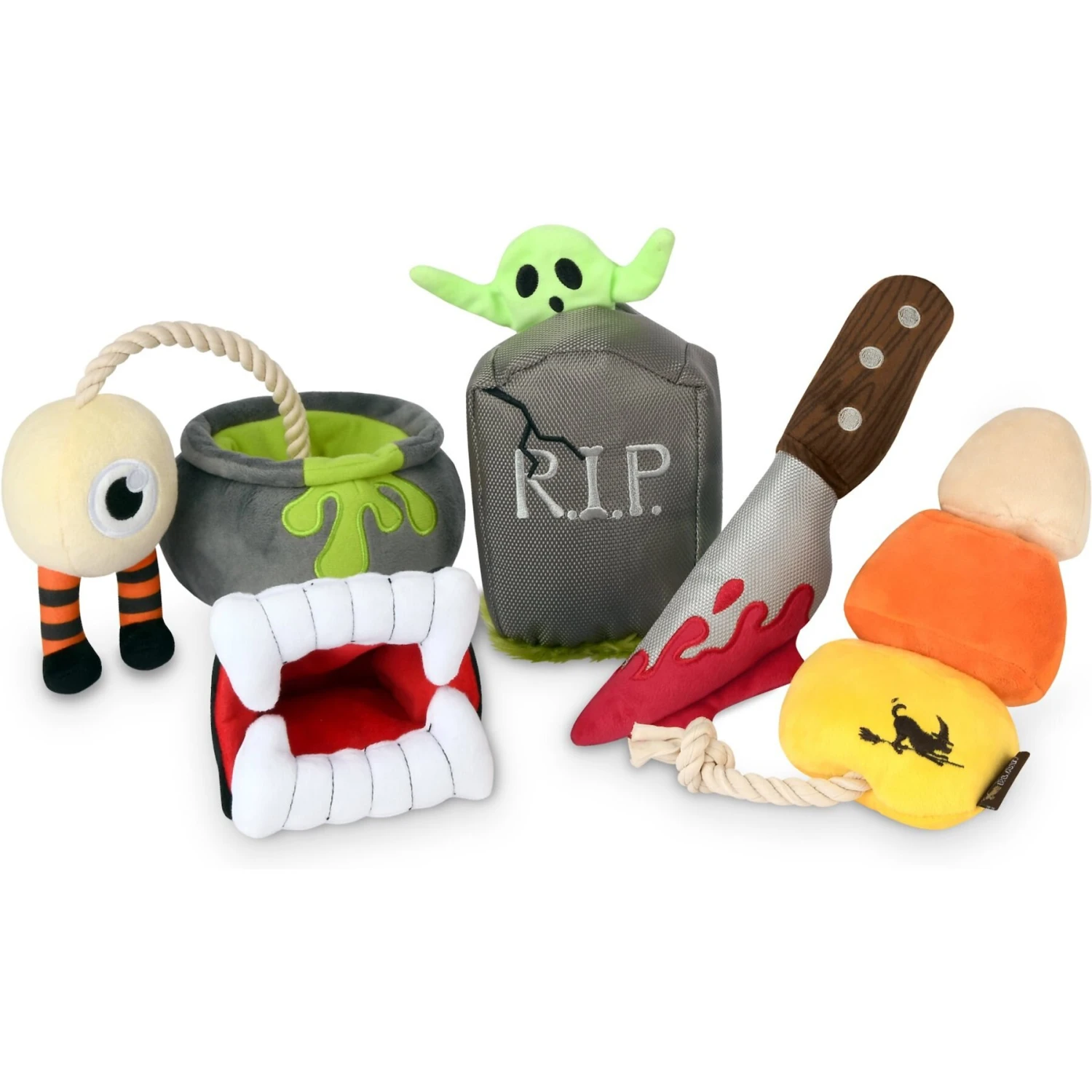 P.L.A.Y. Pet Lifestyle And You Howling Haunts Squeaky Dog Toy, 5 Count 3 P.L.A.Y. Pet Lifestyle And You Howling Haunts Squeaky Dog Toy, 5 Count