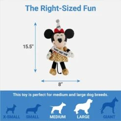 Disney Mickey & Minnie Mouse Plush Squeaky Dog Toy, 2 Count 6 Disney Mickey & Minnie Mouse Plush Squeaky Dog Toy, 2 Count -Blue Buffalo Shop 298970 PT1. AC SS1800 V1642087585