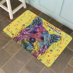 Bungalow Flooring By Dean Russo Yorkie Personalized Floor Mat 6 Bungalow Flooring By Dean Russo Yorkie Personalized Floor Mat -Blue Buffalo Shop 299154 PT1. AC SS1800 V1621378347