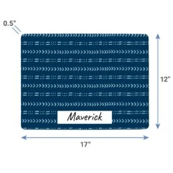 Frisco Mudcloth Personalized Dog & Cat Placemat 10 Frisco Mudcloth Personalized Dog & Cat Placemat -Blue Buffalo Shop 299552 PT3. AC SS1800 V1636120356