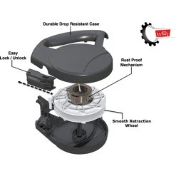 Wigzi Retractable Coupler Dog Leash, Blue 12 Wigzi Retractable Coupler Dog Leash, Blue -Blue Buffalo Shop 301575 PT3. AC SS1800 V1626475586