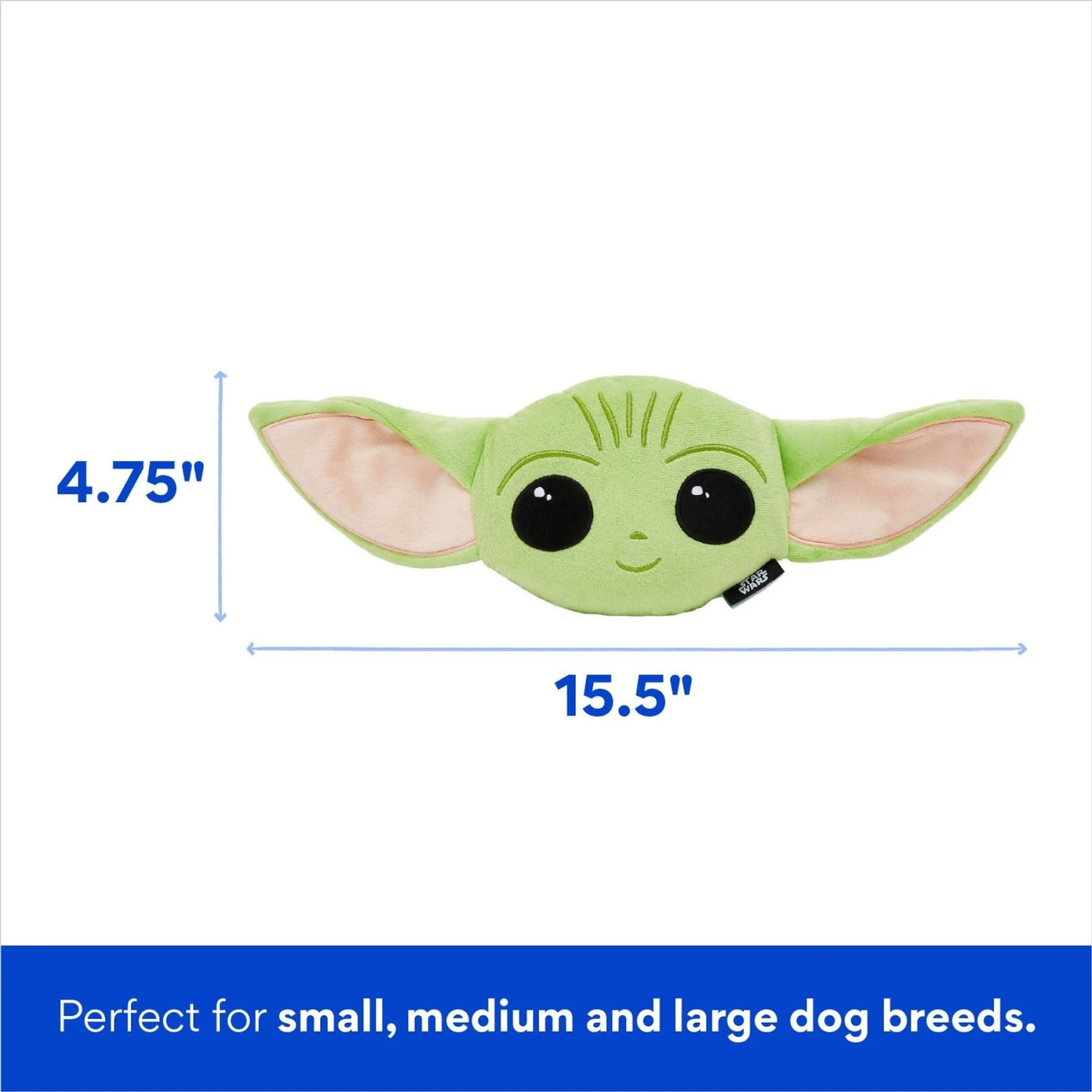 STAR WARS THE MANDALORIAN GROGU Round Plush Squeaky Dog Toy & STAR WARS CHEWBACCA Round Plush Squeaky Dog Toy 5 STAR WARS THE MANDALORIAN GROGU Round Plush Squeaky Dog Toy & STAR WARS CHEWBACCA Round Plush Squeaky Dog Toy - Image 3