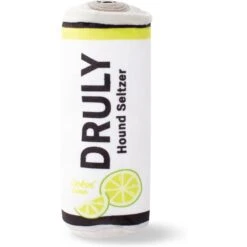 Pet Shop By Fringe Studio Druly Lickin' Lime Squeaky Plush Dog Toy