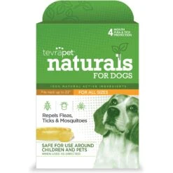 TevraPet Naturals Flea & Tick Collar For Dogs, 1 Collar (4-mos. Supply)
