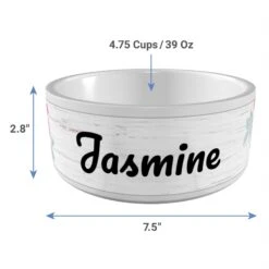 Frisco Personalized Rustic Ceramic Dog Bowl, 4.75-cup, 38oz -Blue Buffalo Shop 306764 PT3. AC SS1800 V1636036401