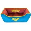Buckle-Down Wonder Woman Bolster Dog Bed -Blue Buffalo Shop 306914 MAIN. AC SS1800 V1626990670