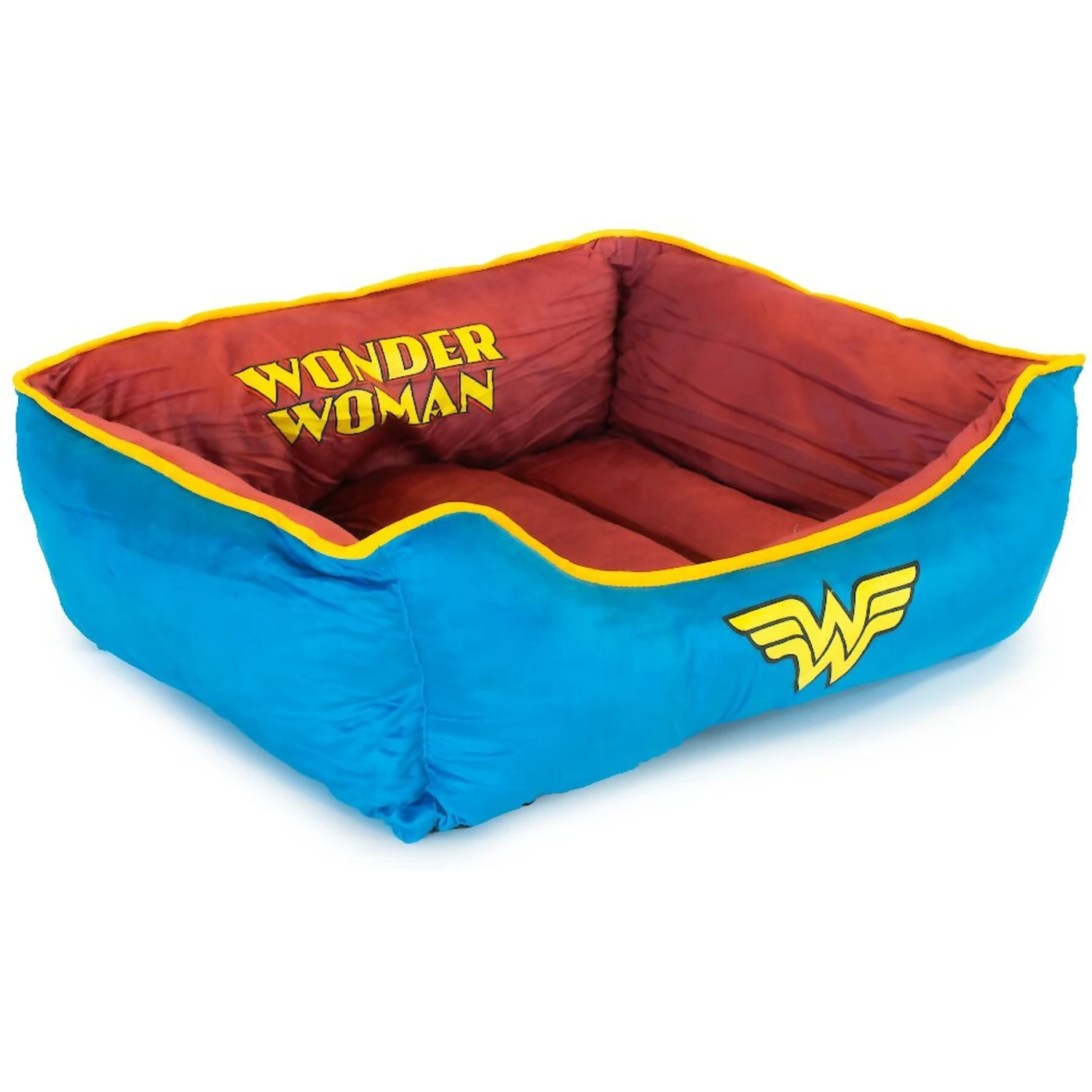 Buckle-Down Wonder Woman Bolster Dog Bed 4 Buckle-Down Wonder Woman Bolster Dog Bed - Image 2
