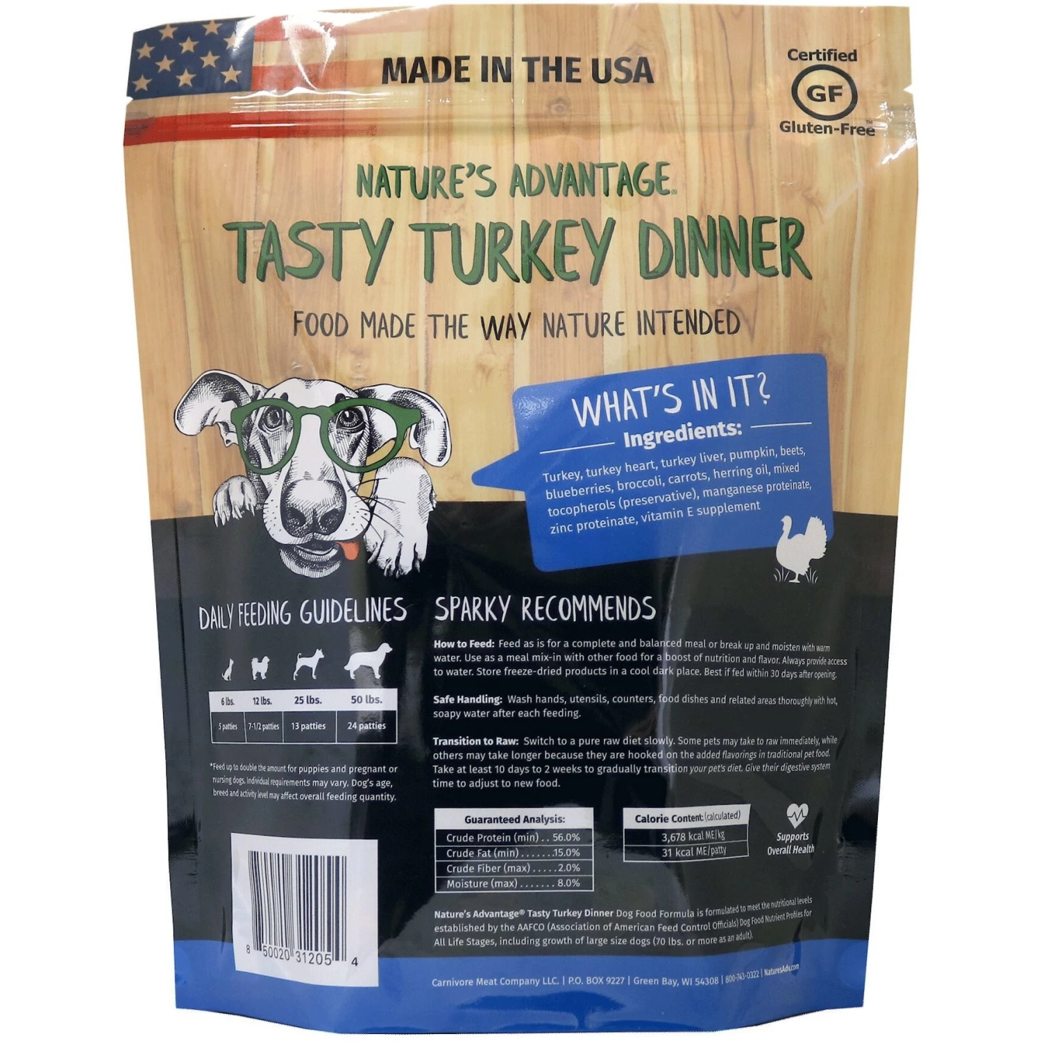Nature's Advantage Grain-Free Tasty Turkey Dinner Dry Dog Food, 14-oz Bag 4 Nature's Advantage Grain-Free Tasty Turkey Dinner Dry Dog Food, 14-oz Bag - Image 2