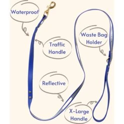 PawFurEver Reflective & Waterproof Dog Leash -Blue Buffalo Shop 310278 PT2. AC SS1800 V1645053769