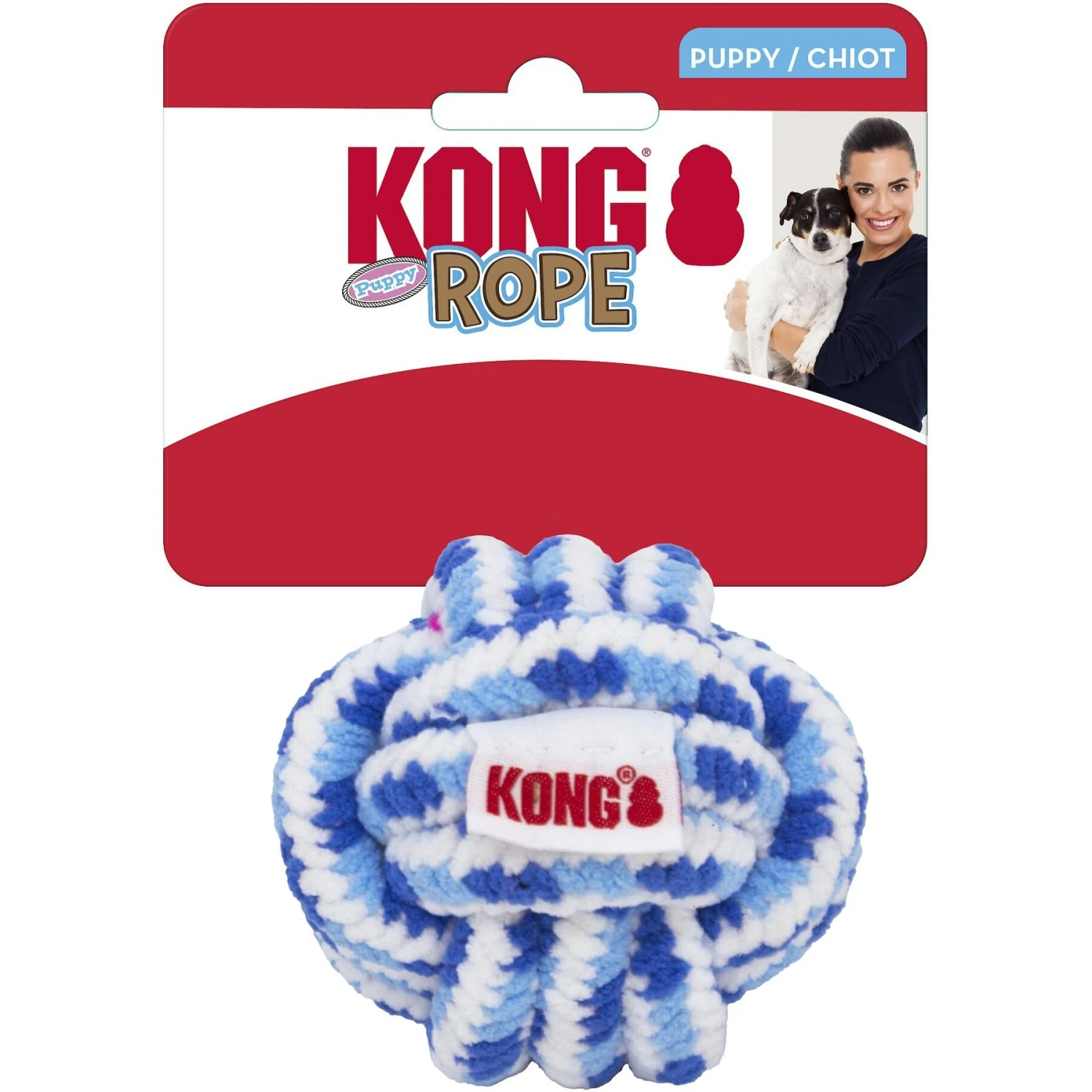 KONG Rope Ball Puppy Toy 6 KONG Rope Ball Puppy Toy - Image 4