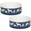 Bone Dry Show Set Dog Bowl