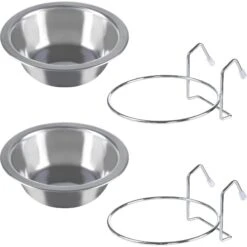 Pet Adobe Hanging Dog Bowl Set -Blue Buffalo Shop 315037 PT6. AC SS1800 V1626391321