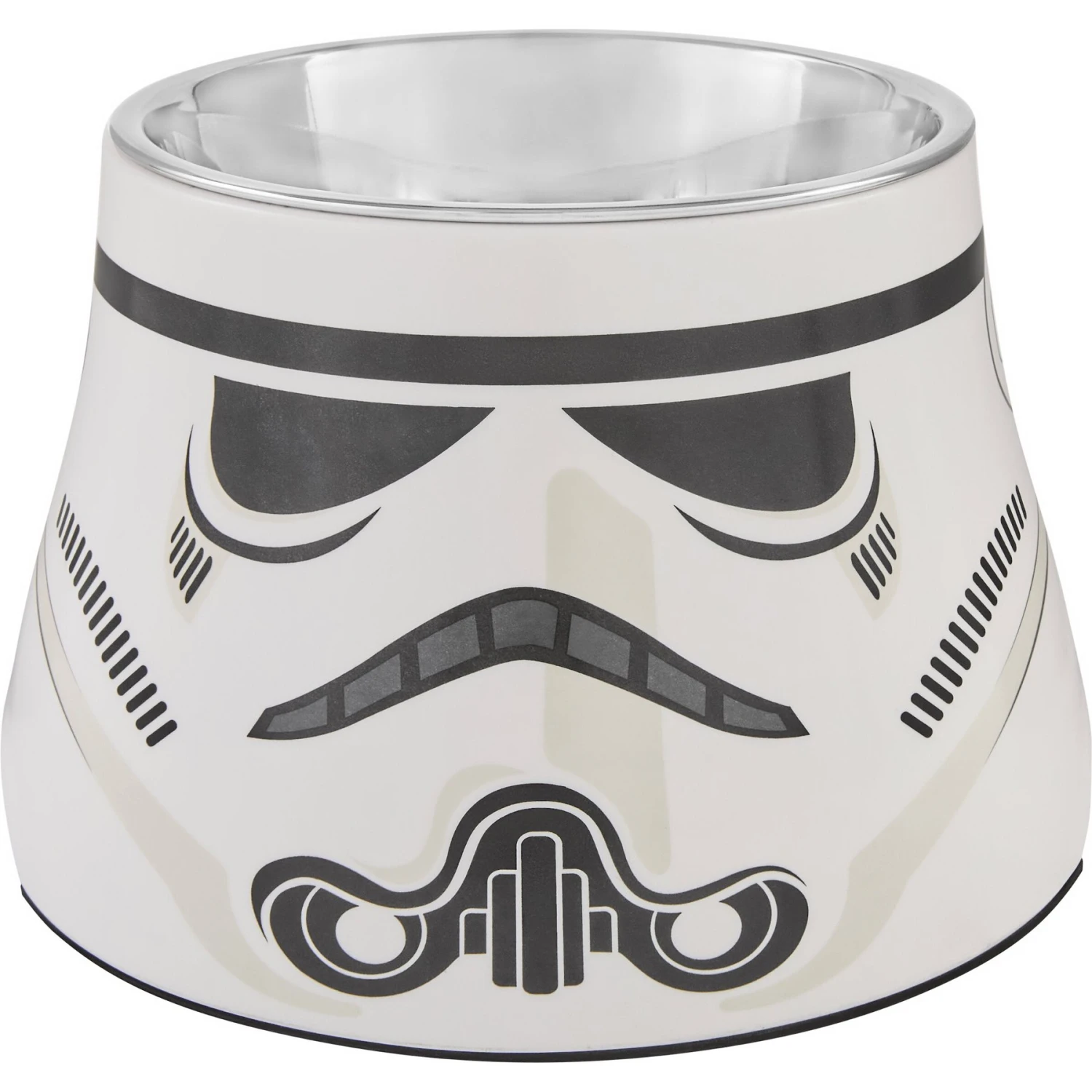 STAR WARS STORMTROOPER Melamine Elevated Stainless Steel Dog & Cat Bowl, 1.5 Cup 3 STAR WARS STORMTROOPER Melamine Elevated Stainless Steel Dog & Cat Bowl, 1.5 Cup