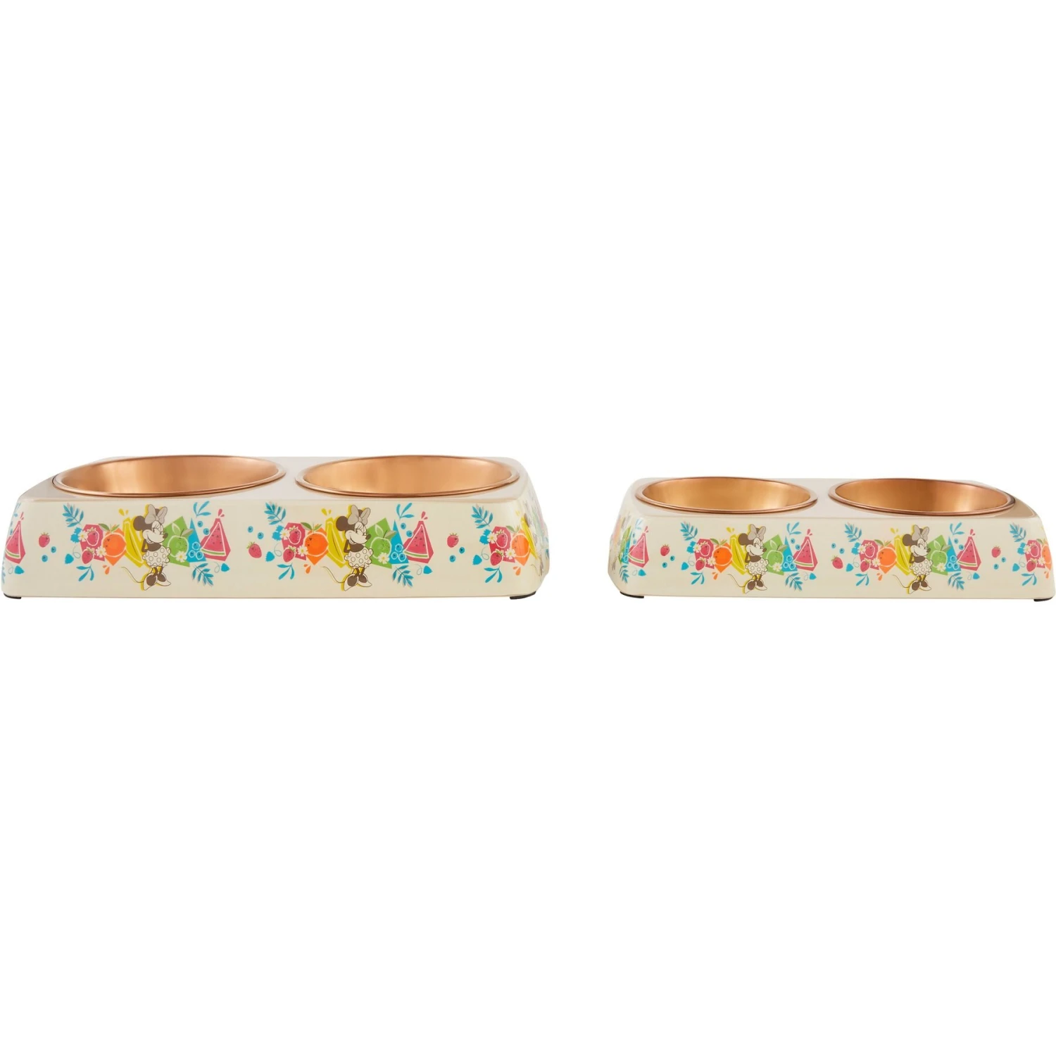 Disney Minnie Mouse Summer Bamboo Melamine Stainless Steel Double Dog & Cat Bowl 8 Disney Minnie Mouse Summer Bamboo Melamine Stainless Steel Double Dog & Cat Bowl - Image 6