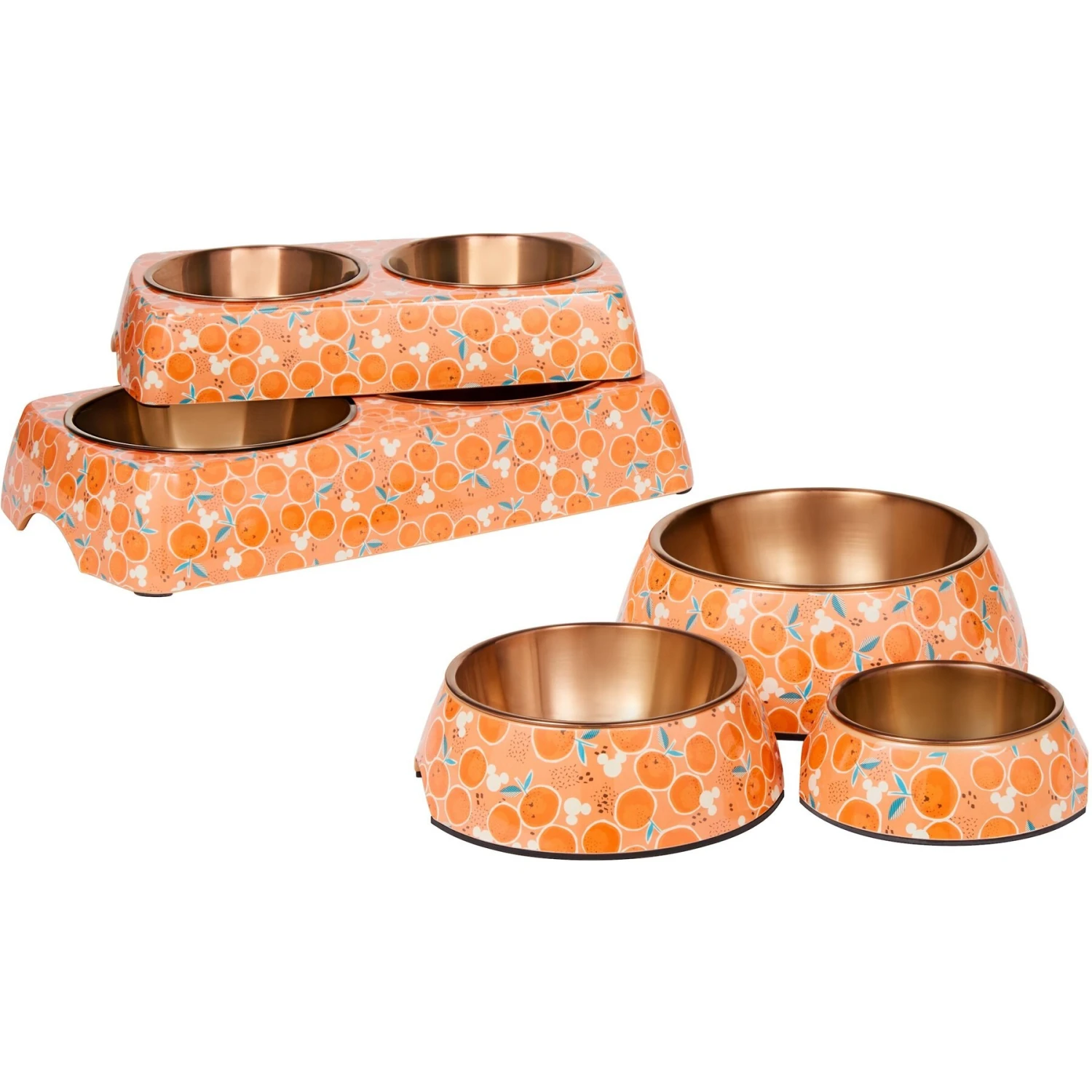 Disney Mickey Mouse Orange Bamboo Melamine Stainless Steel Dog & Cat Bowl 11 Disney Mickey Mouse Orange Bamboo Melamine Stainless Steel Dog & Cat Bowl - Image 9