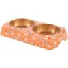 Disney Mickey Mouse Orange Bamboo Melamine Stainless Steel Double Dog & Cat Bowl -Blue Buffalo Shop 315350 MAIN. AC SS1800 V1646326187
