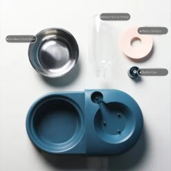 Hanamya Dog & Cat Automatic Waterer & Stainless Steel Bowl 12 Hanamya Dog & Cat Automatic Waterer & Stainless Steel Bowl -Blue Buffalo Shop 316038 PT3. AC SS1800 V1627680203