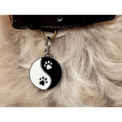 Two Tails Pet Company Personalized Yin Yang Dog & Cat ID Tag 9 Two Tails Pet Company Personalized Yin Yang Dog & Cat ID Tag -Blue Buffalo Shop 317524 PT2. AC SS1800 V1628803998