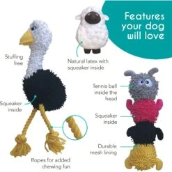 Rocket & Rex Squeakers, Rope & Plush Dog Toy Gift Set, 3 Count 10 Rocket & Rex Squeakers, Rope & Plush Dog Toy Gift Set, 3 Count -Blue Buffalo Shop 318047 PT2. AC SS1800 V1632175571