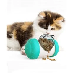 Hanamya Interactive Balanced Rotating Dispensing Dog & Cat Toy -Blue Buffalo Shop 318119 PT8. AC SS1800 V1636673499