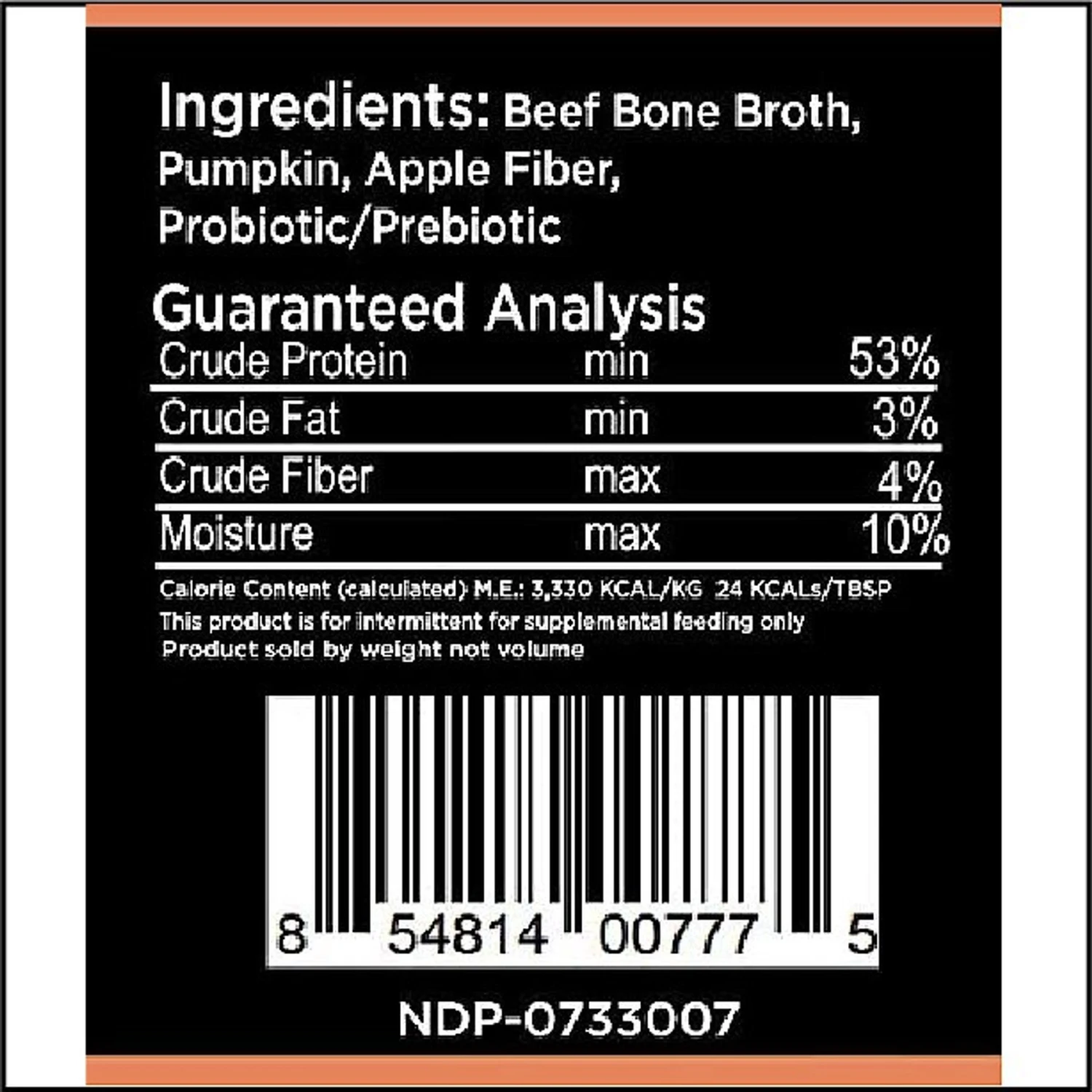 Nature's Diet Digestion Bone Broth Dry Dog & Cat Food Topping, 6-oz Jar 5 Nature's Diet Digestion Bone Broth Dry Dog & Cat Food Topping, 6-oz Jar - Image 3