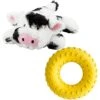 Frisco Cow Plush Squeaky Dog Toy & Playology Scented Dual Layer Ring Dog Toy 2 Frisco Cow Plush Squeaky Dog Toy & Playology Scented Dual Layer Ring Dog Toy -Blue Buffalo Shop 319488 MAIN. AC SS1800 V1630618575