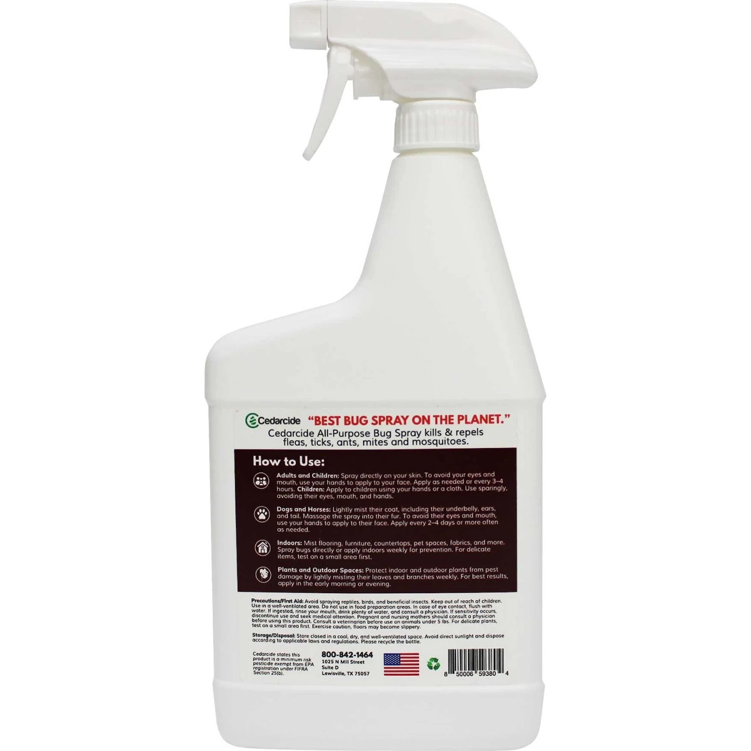 Cedarcide Peppermint All-Purpose Dog Bug Spray 4 Cedarcide Peppermint All-Purpose Dog Bug Spray - Image 2