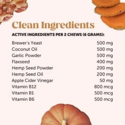 PetHonesty Flea & Tick Defense Hickory Bacon Flavor Soft Chew Flea & Tick Repellent Supplement For Dogs, 90 Count 11 PetHonesty Flea & Tick Defense Hickory Bacon Flavor Soft Chew Flea & Tick Repellent Supplement For Dogs, 90 Count -Blue Buffalo Shop 322615 PT2. AC SS1800 V1689362211