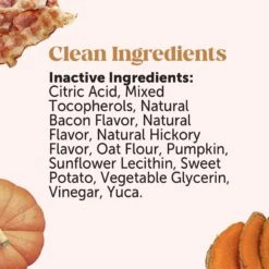 PetHonesty Flea & Tick Defense Hickory Bacon Flavor Soft Chew Flea & Tick Repellent Supplement For Dogs, 90 Count 12 PetHonesty Flea & Tick Defense Hickory Bacon Flavor Soft Chew Flea & Tick Repellent Supplement For Dogs, 90 Count -Blue Buffalo Shop 322615 PT3. AC SS1800 V1689362327