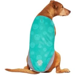 Canada Pooch Wet Reveal Smiley Cooling Dog Vest -Blue Buffalo Shop 325639 PT2. AC SS1800 V1643816486