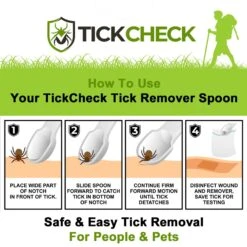 TickCheck Remover Spoon With Tick ID Card, 3-pack 8 TickCheck Remover Spoon With Tick ID Card, 3-pack -Blue Buffalo Shop 325737 PT2. AC SS1800 V1657656885