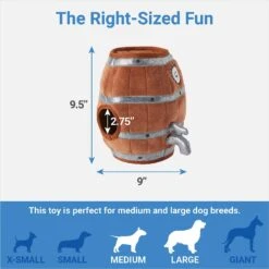 Frisco Beer & Keg Plush Squeaky Dog Toy, 4 Count 8 Frisco Beer & Keg Plush Squeaky Dog Toy, 4 Count -Blue Buffalo Shop 327047 PT2. AC SS1800 V1648563981