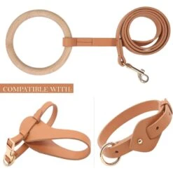 Pet Life Ever-Craft Boutique Series Beechwood & Leather Designer Dog Leash -Blue Buffalo Shop 328237 PT1. AC SS1800 V1631316419