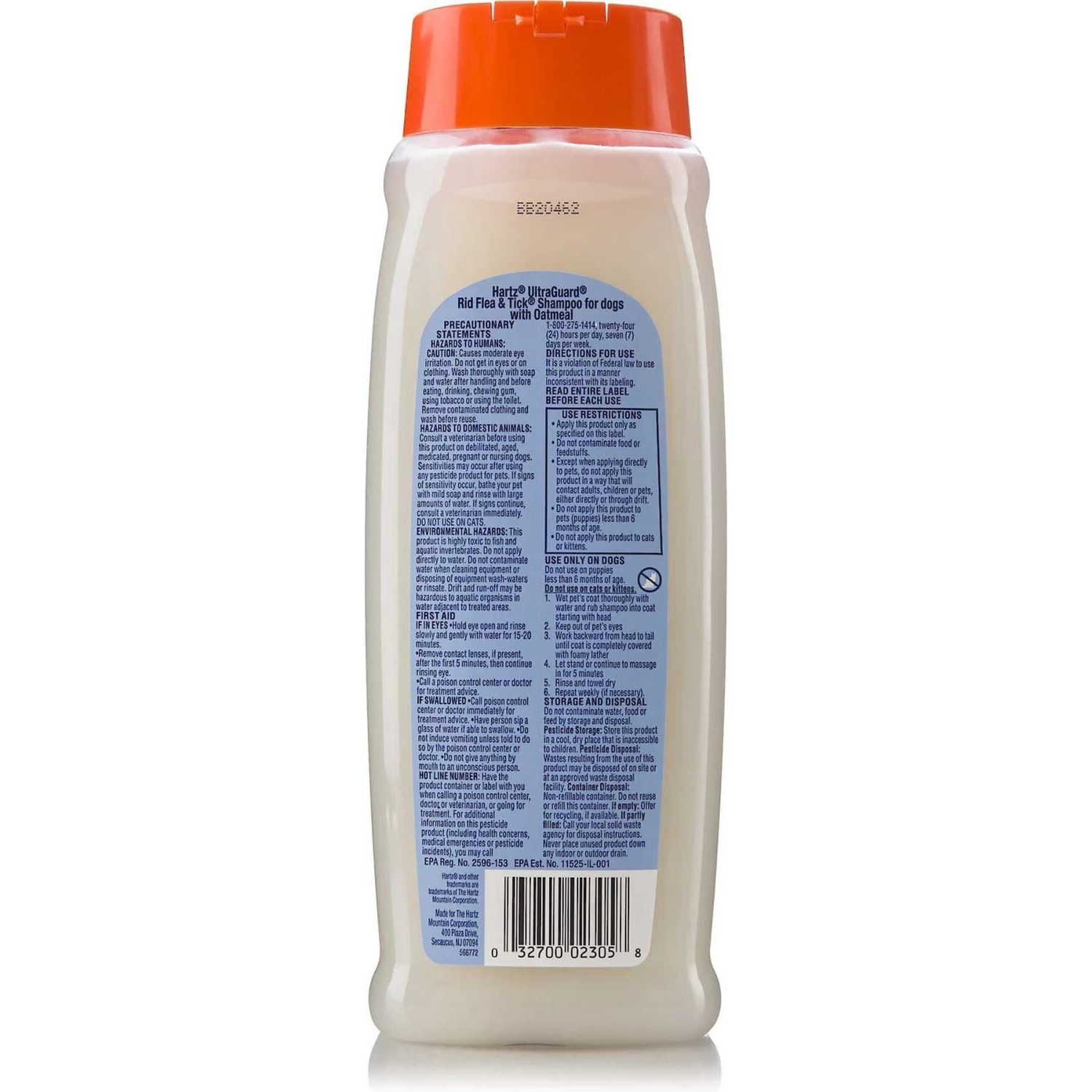 Hartz UltraGuard Rid Flea & Tick Oatmeal Dog Shampoo & Hartz Groomer's Best Flea Comb For Dogs & Cats 5 Hartz UltraGuard Rid Flea & Tick Oatmeal Dog Shampoo & Hartz Groomer's Best Flea Comb For Dogs & Cats - Image 3