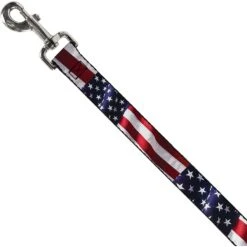 Buckle-Down American Flag Vivid Dog Leash 7 Buckle-Down American Flag Vivid Dog Leash -Blue Buffalo Shop 338838 PT1. AC SS1800 V1638032803